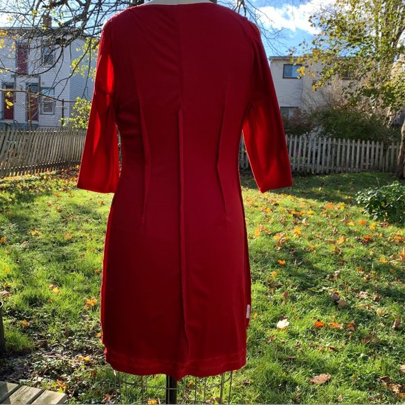 For Valentine's Day?    Red Body-Skimming Dress - Picture 13 of 13